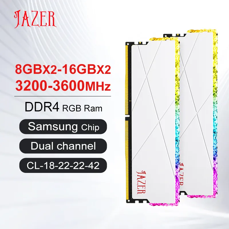 Memria RAM Jazer 32GB (2x16GB) 3200 MHz (Valor com Imposto Incluso)